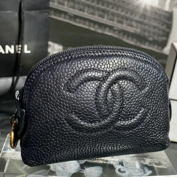 Authentic CHANEL Timeless CC Caviar Coin Purse - Picture 2 of 16